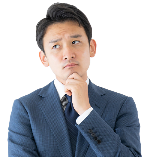 突発性難聴で悩む男性